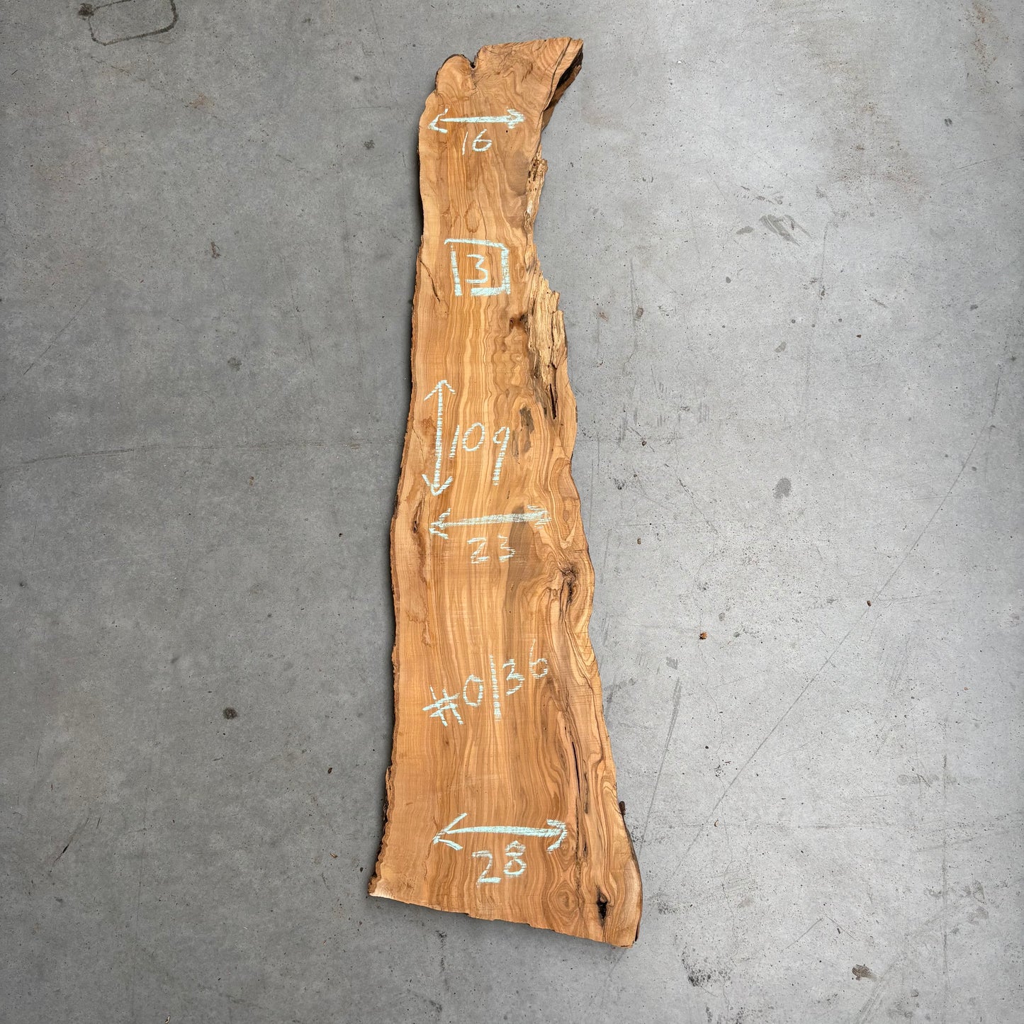 Olijf Slab #O/36