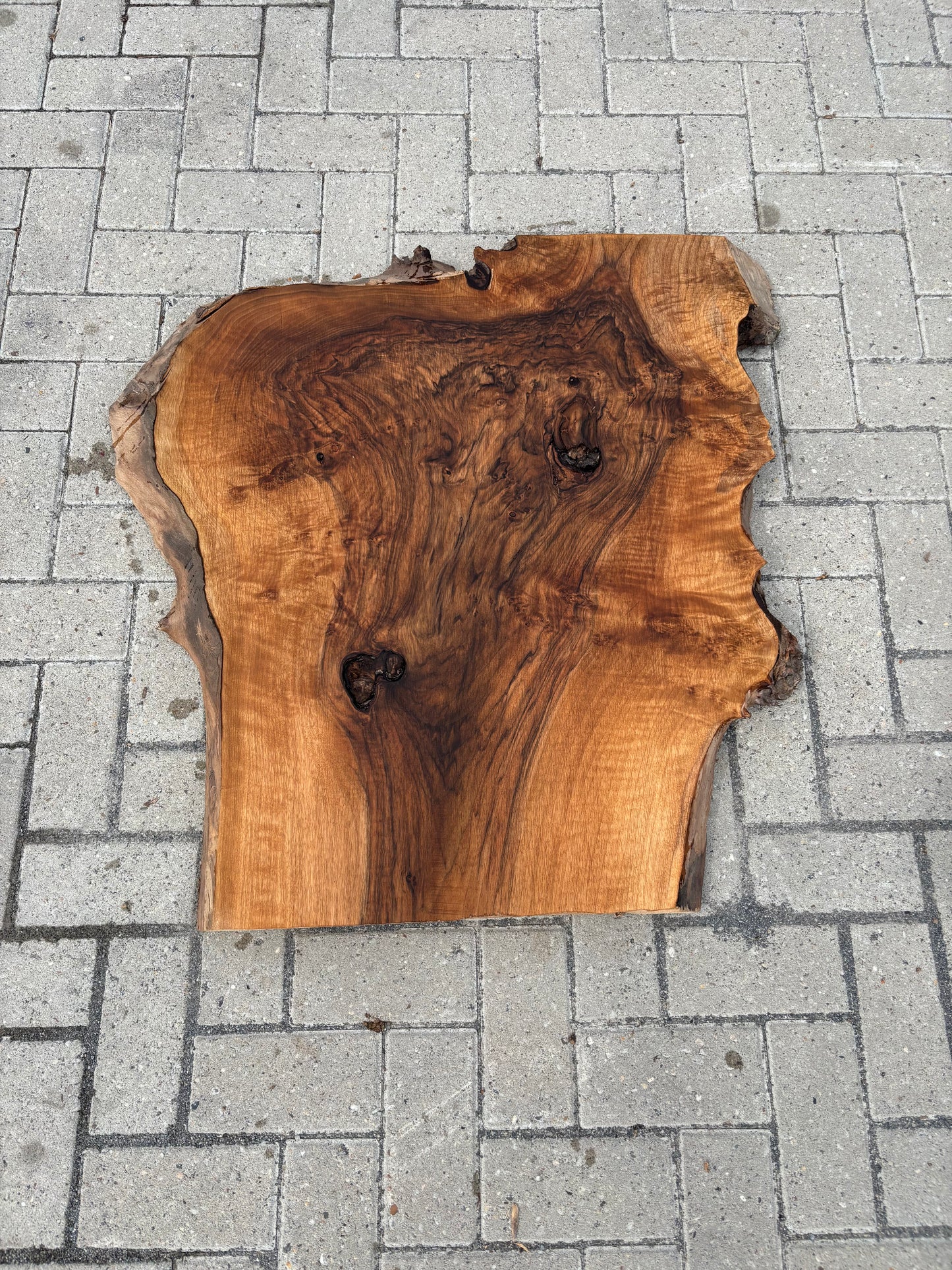 Notenhouten Slab 88x80/72/56x6cm #CS/020