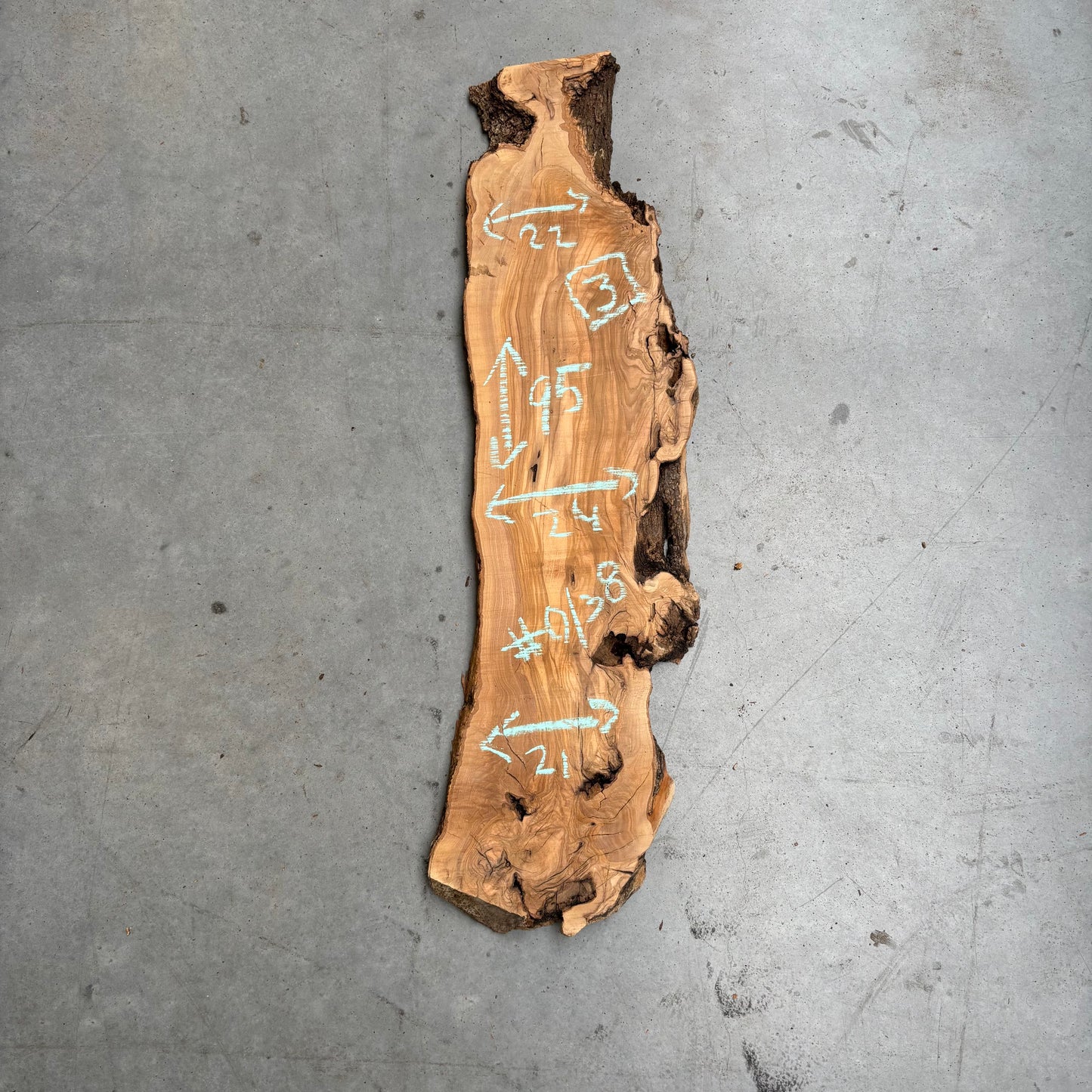 Olijf Slab #O/38