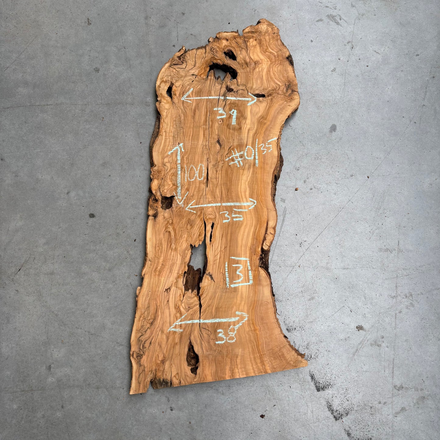 Olijf Slab #O/35