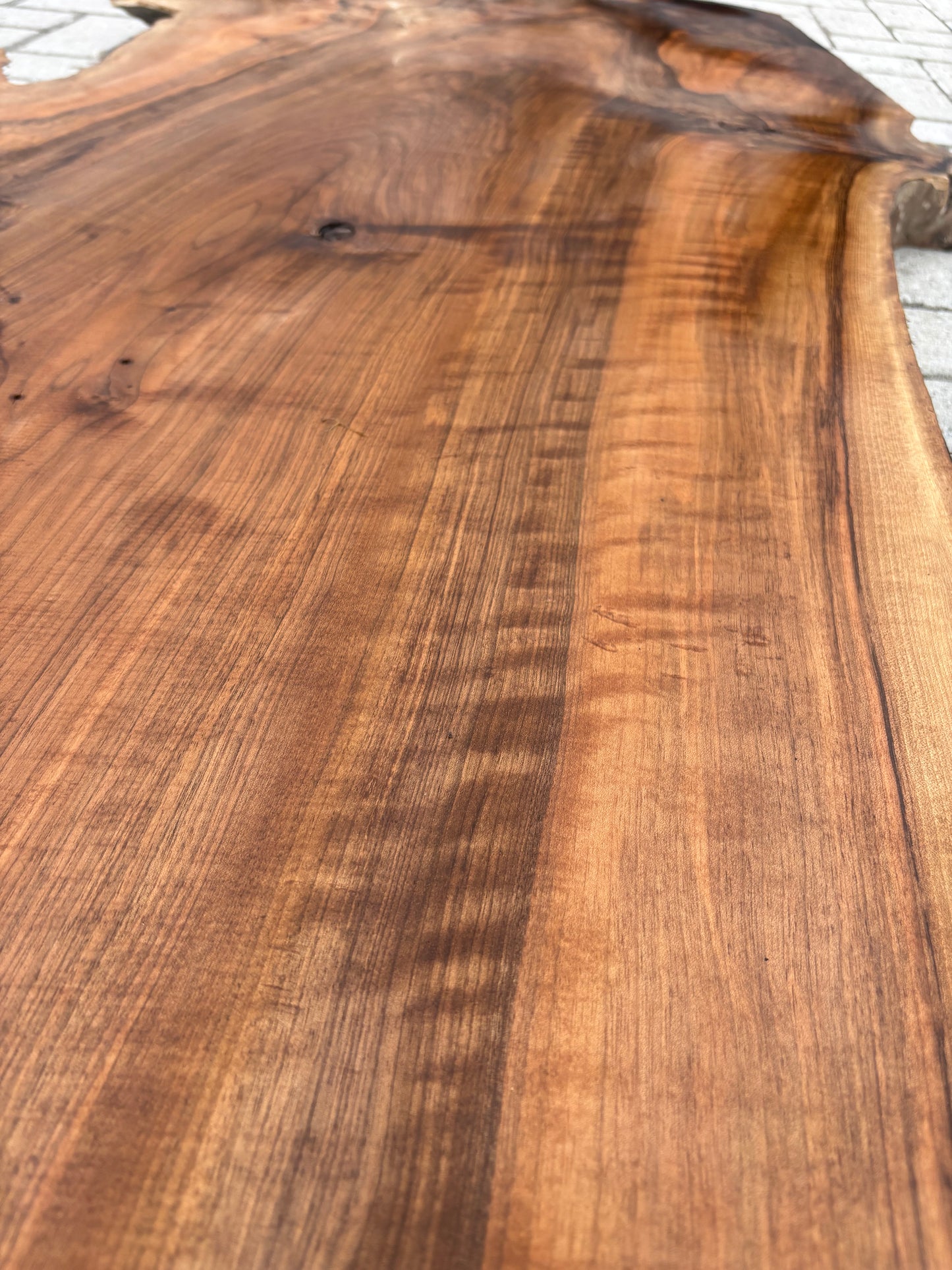Notenhouten Slab 174x68/68/60x6cm #CS/025