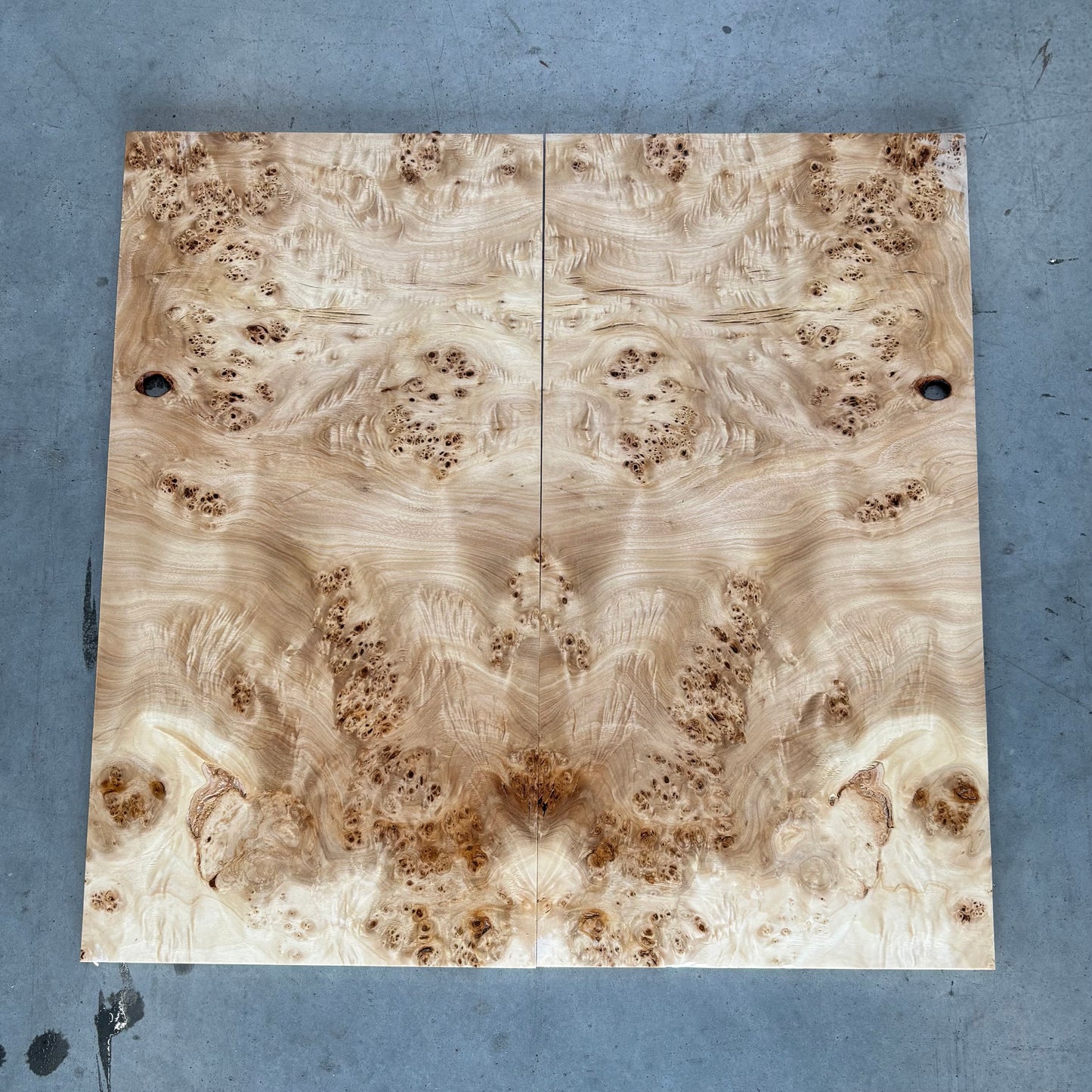 BM#26 Mappa Burl Bookmatch - 61 x 64 x 1cm