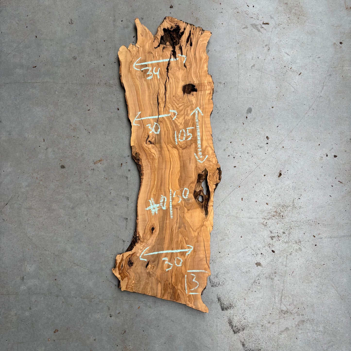 Olijf Slab #O/50