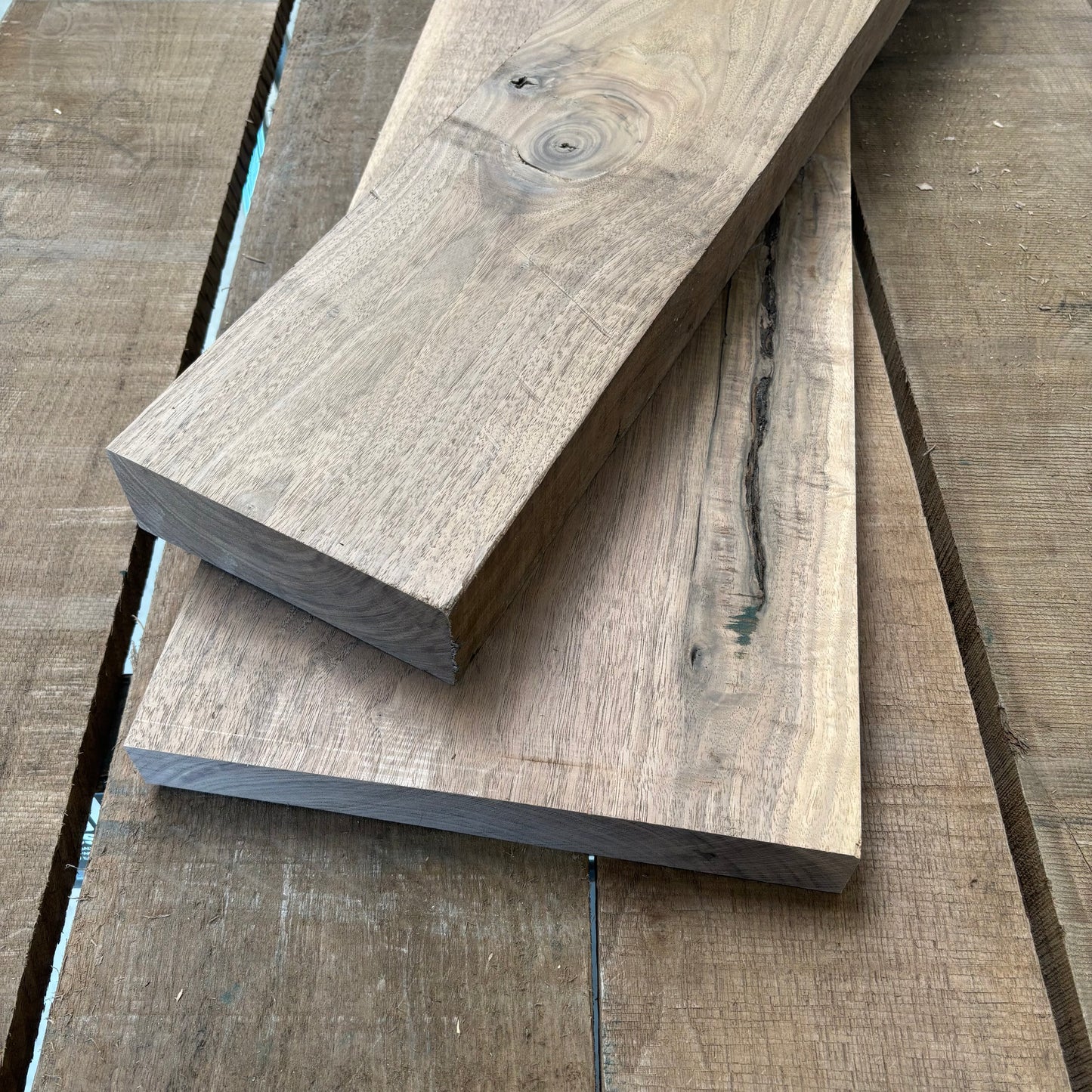 Amerikaans Noten - Rustieke Kwaliteit - Geschaafd