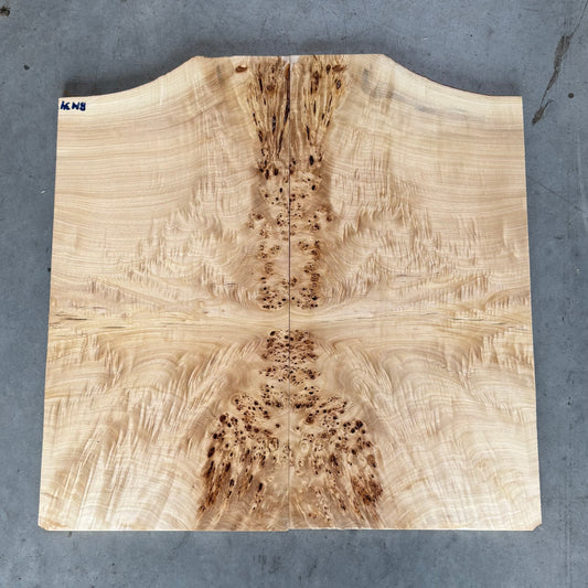 BM#34 Mappa Burl Bookmatch - 62 x 62 x 1cm