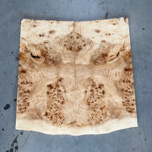 BM#25 Mappa Burl Bookmatch - 61 x 62 x 1cm
