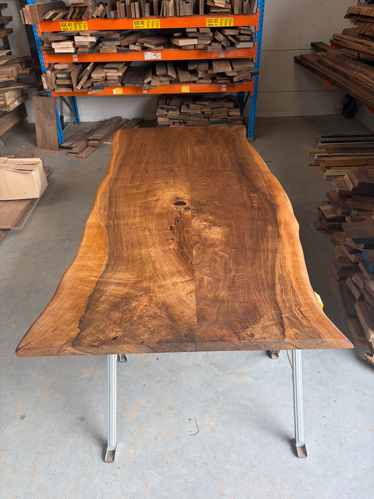 Noten Bookmatch Tafelblad #4 - 262x120x5cm