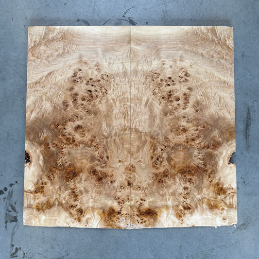 BM#20 Mappa Burl Bookmatch - 62 x 61 x 1.1cm