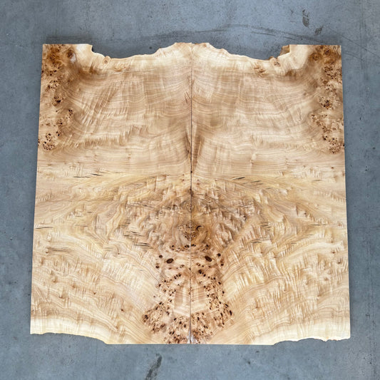 BM#23 Mappa Burl Bookmatch - 60 x 63 x 1cm