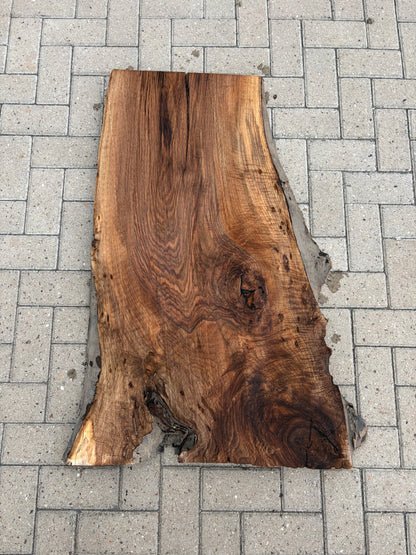 Notenhouten Slab 109x78/67/44x6cm #CS/034