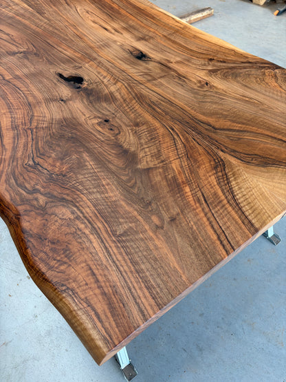 Noten Bookmatch Tafelblad #2 - 244x110x5cm