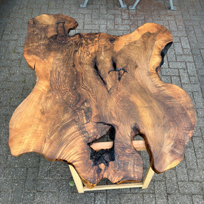 Salontafel Notenhout - 120x110x5cm