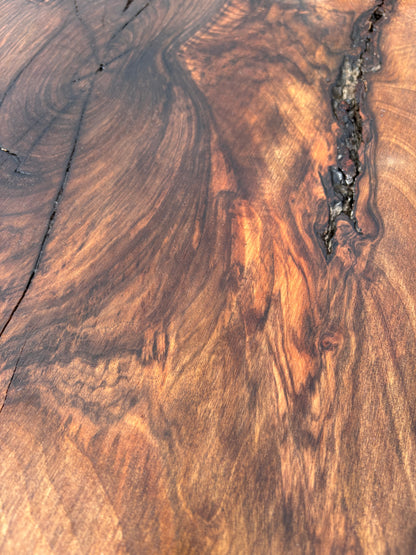 Notenhouten Slab 92x40/73/50x6cm #CS/030