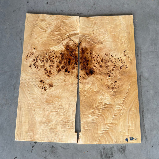BM#4 Mappa Burl Bookmatch - 58 x 51 x 1cm