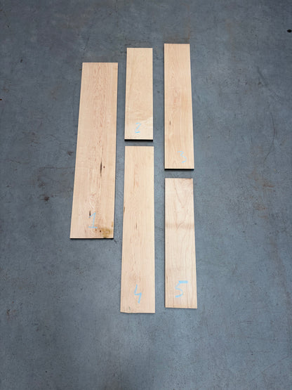 Restbundel #12 - Am. hard maple - geschaafd