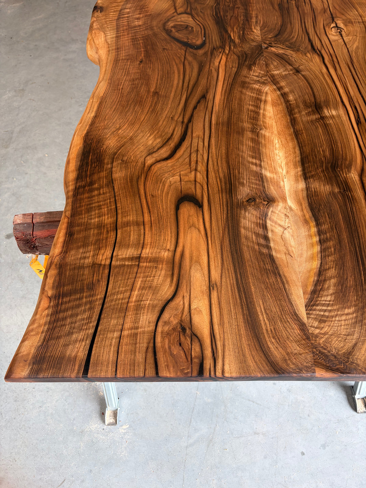 Noten Bookmatch Tafelblad #1 - 278x110x5cm
