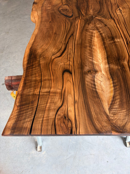 Noten Bookmatch Tafelblad #1 - 278x110x5cm