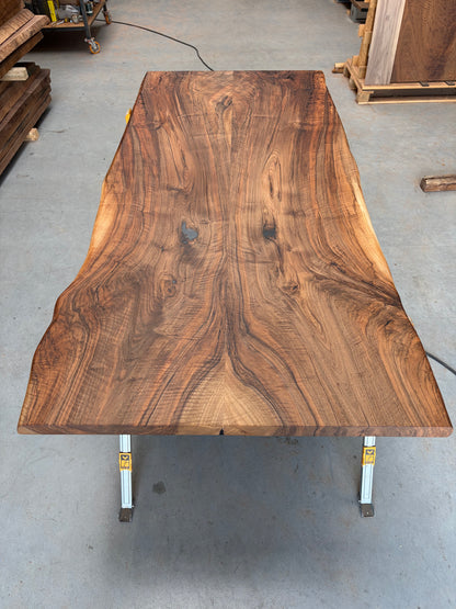 Noten Bookmatch Tafelblad #2 - 244x110x5cm