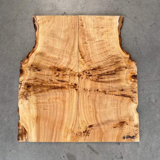 BM#13 Mappa Burl Bookmatch - 68 x 62 x 1.3cm