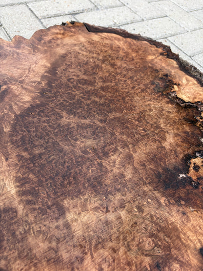 Notenhouten Slab 62x72x6cm #CS/032