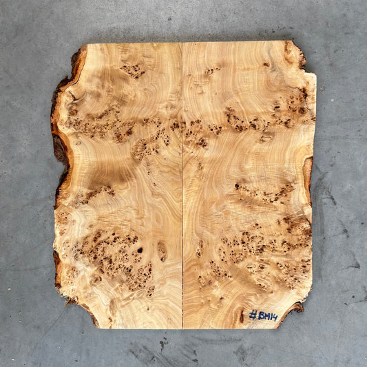 BM#14 Mappa Burl Bookmatch - 63 x 55 x 1.5cm
